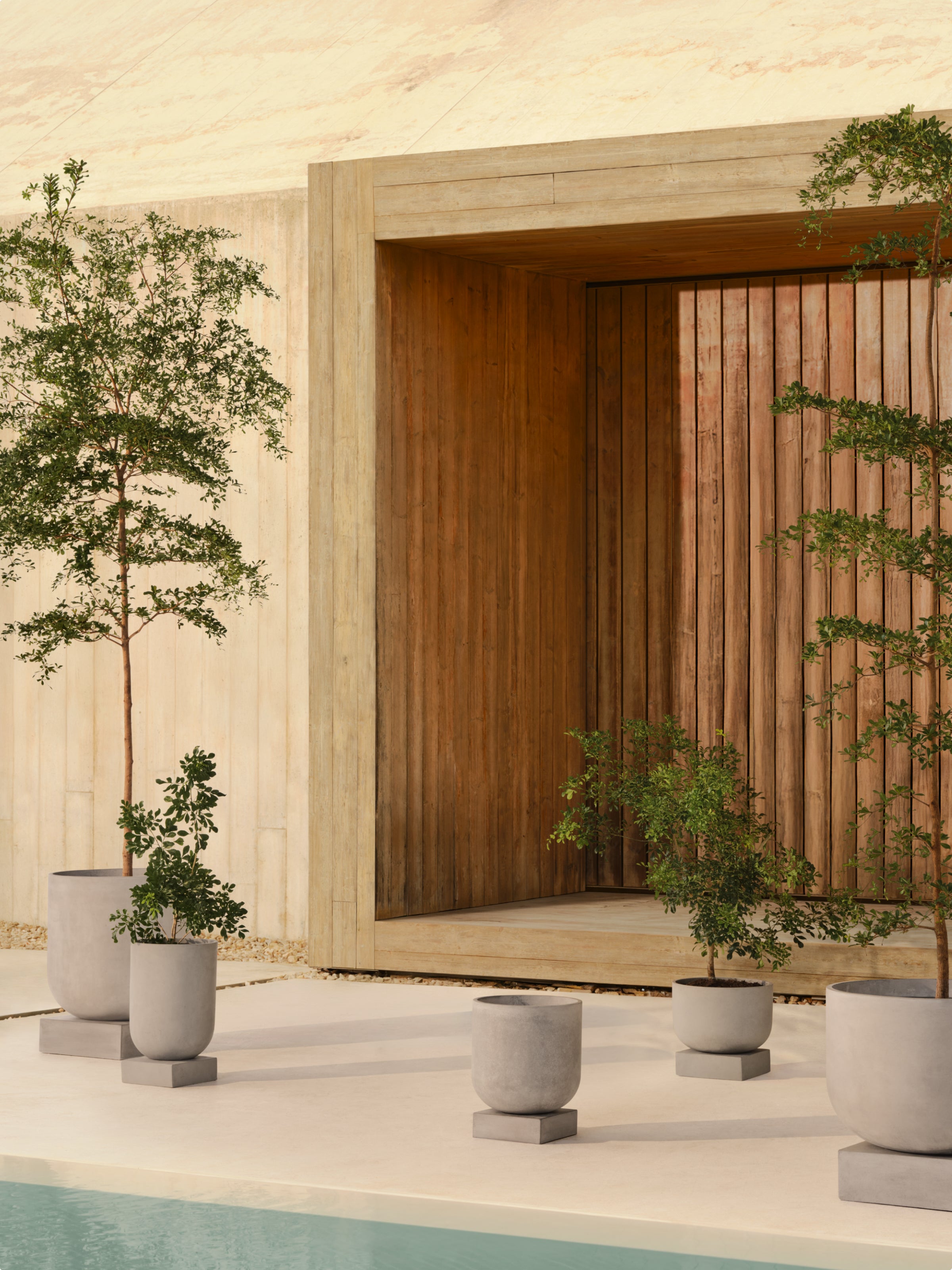 Elevated Concrete Planter