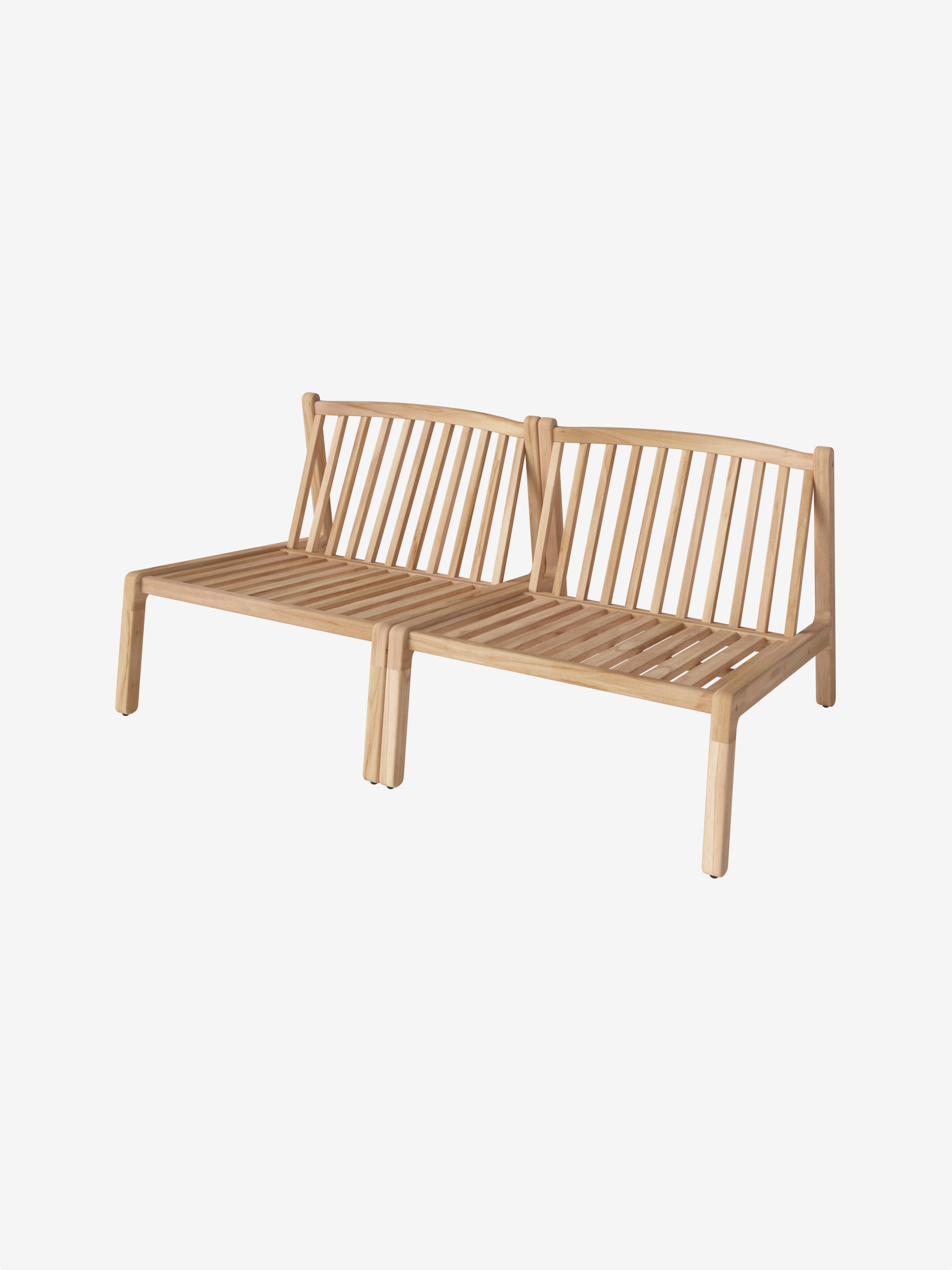 Double Wooden Lounge Base